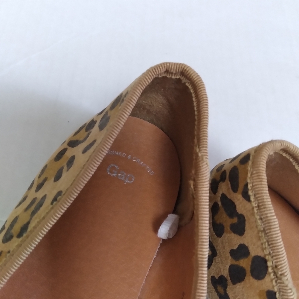 Gap Pointed Toe Animal Print Bow Detail Flats - Picture 7 of 7